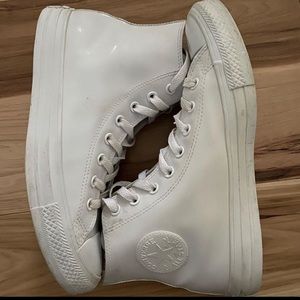 White converse high top